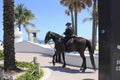 Mounted Police Office on the Coast Royalty Free Stock Photo