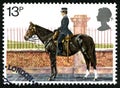 Mounted Police UK Postage Stamp Royalty Free Stock Photo