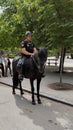 Mounted Policeman, El Retiro Park, Madrid, Spain