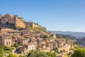 Mountian village Alquezar in the Pyrenees Royalty Free Stock Photo
