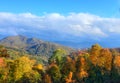 Mountians in the smokies in fall Royalty Free Stock Photo