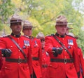 Mounties Marching In Alberta Police And Peace Officers Memorial Day Royalty Free Stock Photo