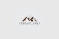 Mountian Logo with Simple and Elegant