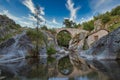 Mountines Bridge over small river