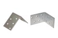 Mounting angle metal brackets Royalty Free Stock Photo