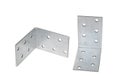 Mounting angle metal brackets Royalty Free Stock Photo