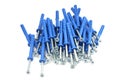 Mounting dowel nails Royalty Free Stock Photo