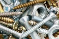 Mounting fasteners. Royalty Free Stock Photo