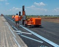 Mounting the roadside guardrail