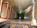 Mounting shaft indoors dam in Brno