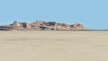 Mounts in the desert