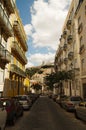 Mouraria neighborhood street and Graca in Lisbon