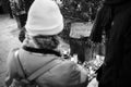 Mourning in Strasbourg people paying tribute to victims of Terro