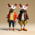 Mouse And Anthony: A Playful Photorealistic Still Life In Streetwise Style