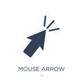 mouse arrow icon in trendy design style. mouse arrow icon isolated on white background. mouse arrow vector icon simple and modern Royalty Free Stock Photo