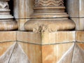 Mouse on base of column at Natural History Museum in London