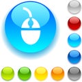 Mouse button. Royalty Free Stock Photo