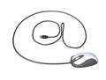 Mouse cable that draws @