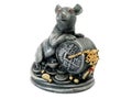 Mouse and Chinese figurine of holy object Royalty Free Stock Photo