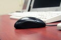 Mouse and computer Royalty Free Stock Photo