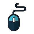 Mouse computer isolated icon