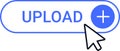 Mouse cursor is clicking blue upload button with plus sign representing adding or uploading files, data, or information