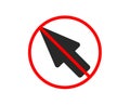 Mouse Cursor icon. Pointer sign. Vector