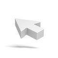 Mouse cursor isolated on white background. Arrow. Pointer icon.