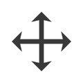 Mouse Cursor Move Icon Vector
