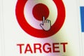 Cursor pointing Target logo. Chernihiv, Ukraine - January 15, 2022