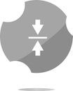 Mouse cursor sign icon. Pointer symbol. Modern UI website button Royalty Free Stock Photo