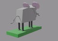 Mouse 3d rendering model