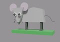 Mouse 3d rendering model