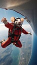 Mouse in Freefall: Experience the Thrill of Skydiving with our Courageous Rodent