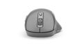 Mouse in gray featuring a contoured design for comfortable hand Royalty Free Stock Photo