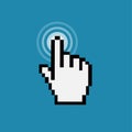 Mouse hand cursor vector illustration. Royalty Free Stock Photo
