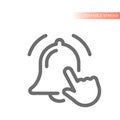 Mouse hand and ringing bell