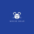 Mouse head logo template Royalty Free Stock Photo