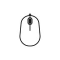 Mouse icon design template vector isolated illustration Royalty Free Stock Photo