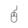 Mouse icon design template vector isolated Royalty Free Stock Photo