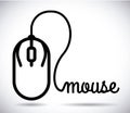 Mouse icon design vector illustration eps10 graphic Royalty Free Stock Photo