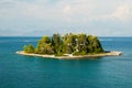 Mouse Island and the Vlacherna Monastery on the Kanoni peninsula