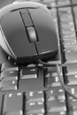 Mouse and keyboard Royalty Free Stock Photo