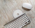 Mouse, keyboard and CD