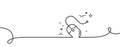 Mouse line icon. Computer component device sign. Continuous line with curl. Vector Royalty Free Stock Photo