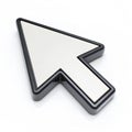 Mouse Pointer Icon 3D Rendering Royalty Free Stock Photo