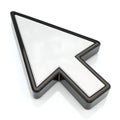 Mouse Pointer Icon 3D Rendering Vector Illustration Royalty Free Stock Photo