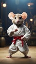 Mouse Power: Karate-Infused Martial Arts Magic in Mesmerizing Imagery