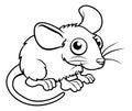 Mouse or Rat Cartoon Character Animal Illustration Royalty Free Stock Photo