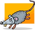 Mouse or rat cartoon illustration